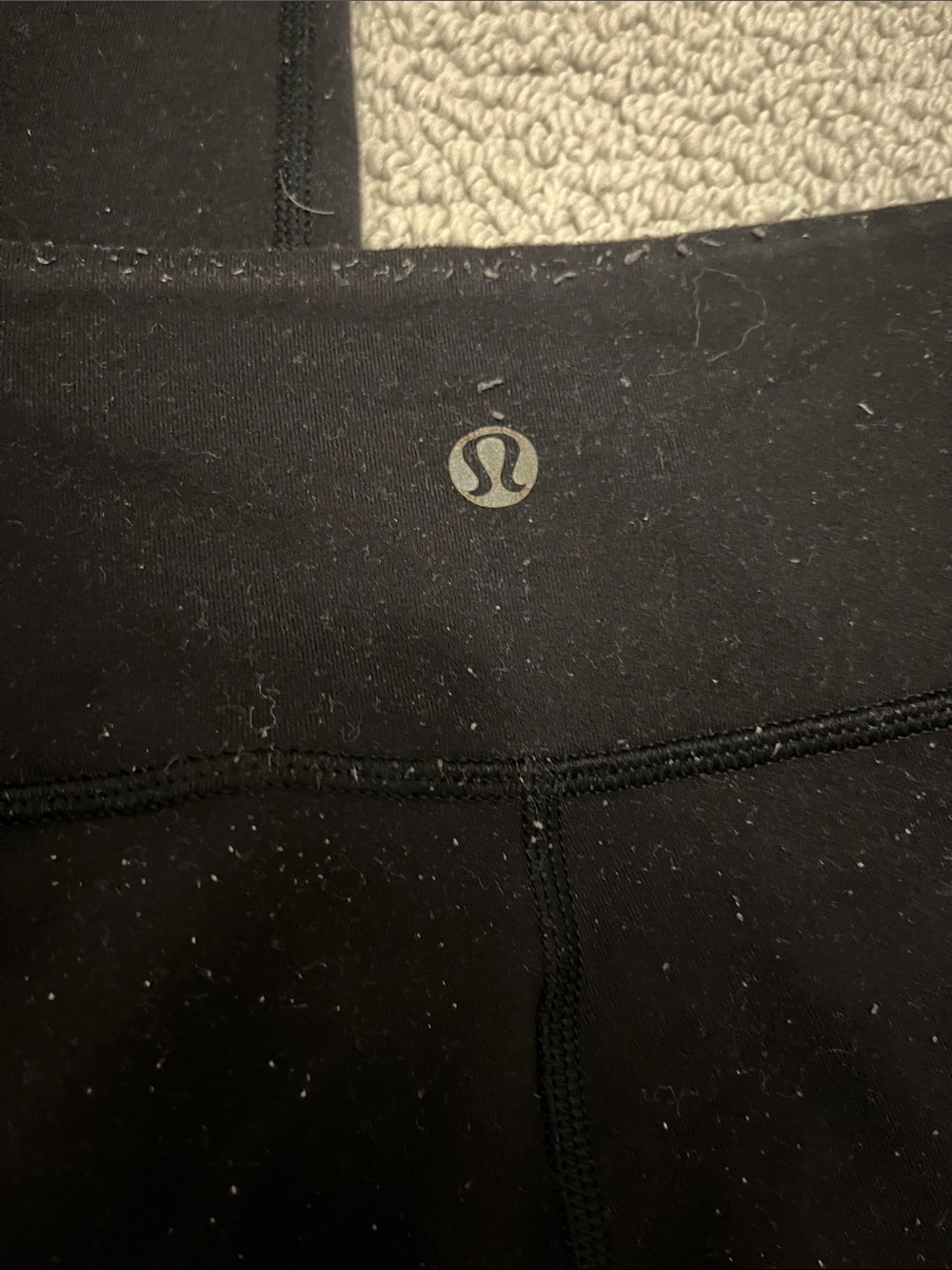 lululemon athletica Black High-Rise Leggings with Logo